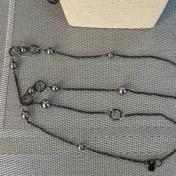 MARJORIE 1890 PRE-LOVED AUTHENTIC CLASSIC 8mm TAHITIAN FAUX PEARL NECKLACE SET - Picture 14 of 16